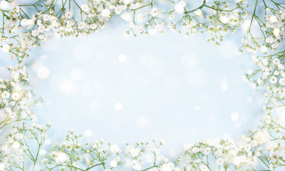 Obraz na płótnie Canvas Spring background with petals