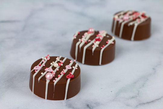 Oreo covered in chocolate for Valentine's day