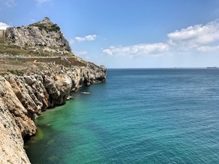 Fototapeta na wymiar Acantilado en Gibraltar