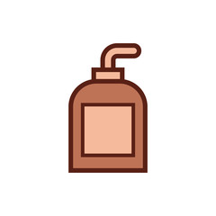 bottle with spa product line and fill style