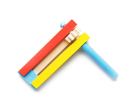 Gragger for Purim holiday on white background