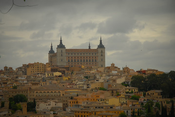 Fototapeta na wymiar panoramic exterior view of the Escorial