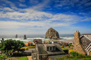 Scenes from Cannon Beach and Ecola State Park, Oregon, USA