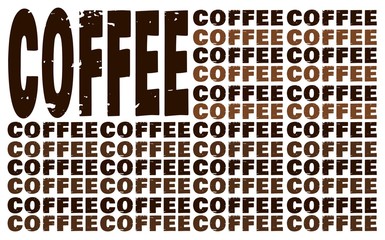 Grunge retro drink coffee flag