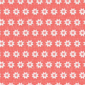 Vector red shibori simple polka dot stars 08 seamless pattern. Suitable for textile, gift wrap and wallpaper.