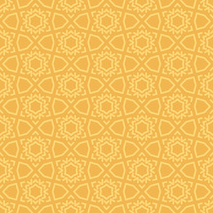 Seamless pattern. Yellow wallpaper background in modern style