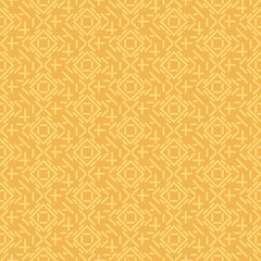 Seamless pattern. Yellow geometric background in modern style