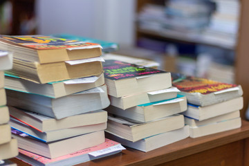 books in the school library © Mariusz