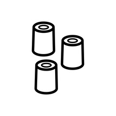 trees trunks cutting deforestation line style