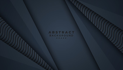 Dark abstract background with 3D style. Geometric background with a combination of lines. Vector background.