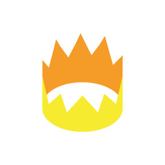 quen royal crown isolated icon