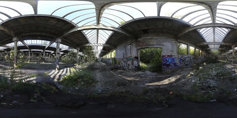 Abandoned Factory HDRI Studio Panorama