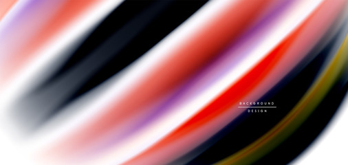 Silk smooth lines on white, liquid fluid color waves. Vector Illustrations For Wallpaper, Banner, Background, Card, Book, Illustration, landing page, cover, placard, poster, banner, flyer, design