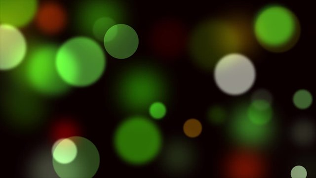 bokeh christmas lights slow moving particle abstract background