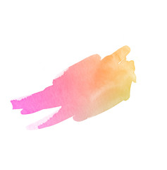 Fototapeta premium Abstract colorful paint smear brush
