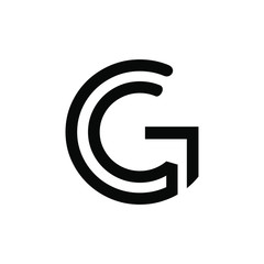 g initial logo