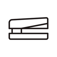 Stapler icon in trendy outline style design. Vector graphic illustration. Stapler icon for website design, logo, and ui. Editable vector stroke. EPS 10.