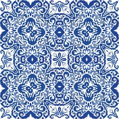 Antique portuguese azulejo ceramic.
