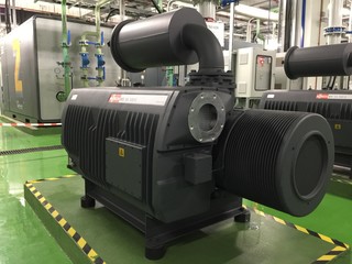 Industrial Vacuum Pump at compressor plant