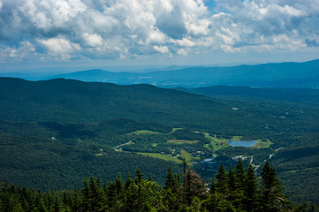 Top of Mount Mansfield in Vermont