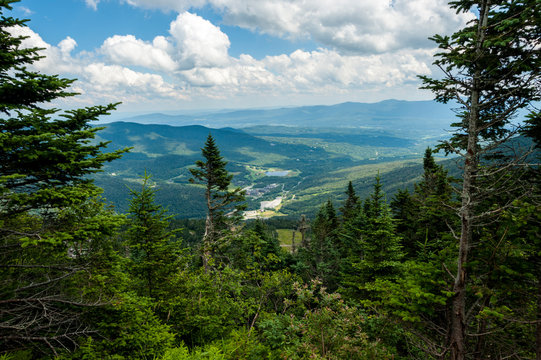 Top of Mount Mansfield in Vermont