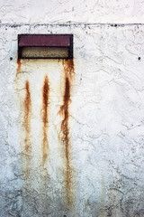 Rusty exterior wall
