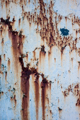 Rusty exterior wall texture