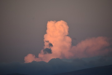 Clouds in the sunset 