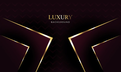 Abstract luxury background. black , gold and maroon color gradient style. High quality resolution , Vector illustration.