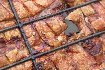 Grilled pork from Peru (Chancho al palo)