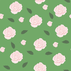 Fototapeta na wymiar pattern design with pink rose