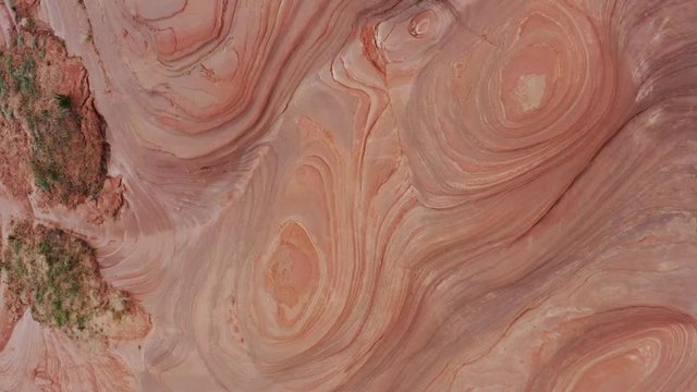 China's antelope canyon drone shots