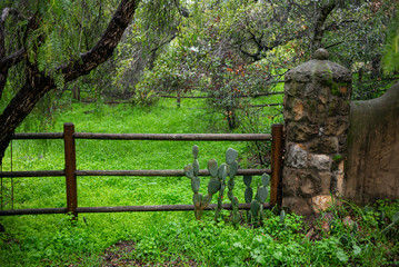 California pasture fence