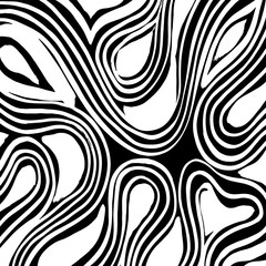 Fototapeta premium Brush pattern. Abstract texture. Grunge background. Vector.