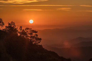 Fototapeta premium Sunrise Mountains