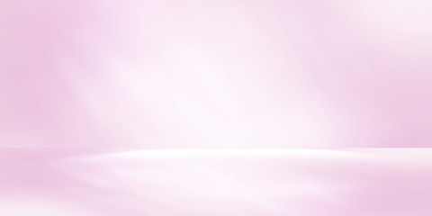 Light pink studio room with backdrop spotlight background.