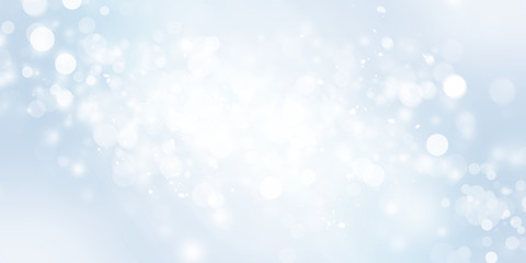 white and gray blur abstract background. bokeh christmas blurred beautiful shiny Christmas lights