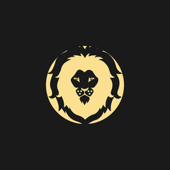 Lion Logo Template vector icon illustration design