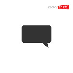 Speech Bubble Talk Icon Design Vector
