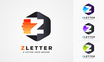 Colorful Premium Z Letter Logo Design Template
