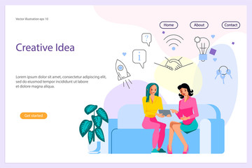 Female characters negotiating