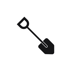 Shovel icon design. vector illustration