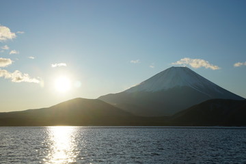 Mt. Fuji and Lake Motosu