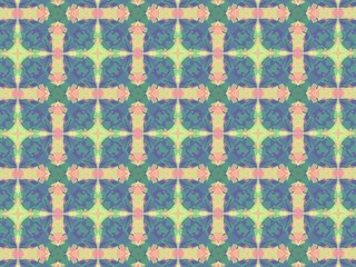Fototapeta premium decorative fantasy , flower ornament. the idea for the fabric, Wallpaper, carpets, seal. abstract pattern kaleidoscope Illustration with a kaleidoscope. psychedelic background.