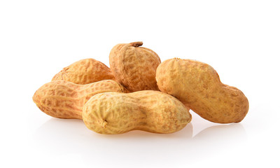 penuts isolated on white background