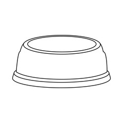 dish for pet isolated icon vector illustration design