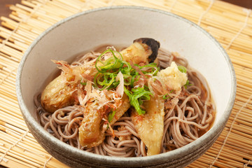 焼きなす蕎麦