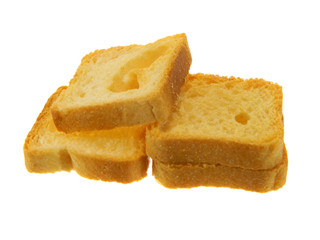 bread isolated on white background