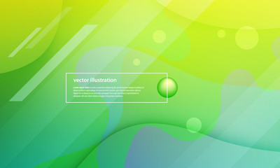 Colorful geometric background. Fluid color shapes composition.