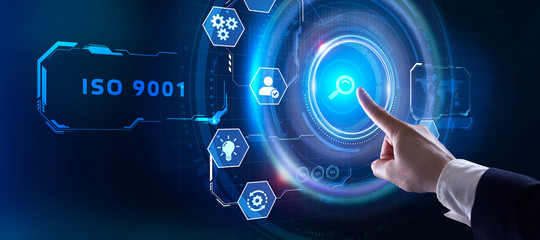 Business, Technology, Internet and network concept. Digital Marketing content planning advertising strategy concept. ISO 9001.